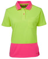 JB's LADIES HV S/S COMFORT POLO -  6LHCP